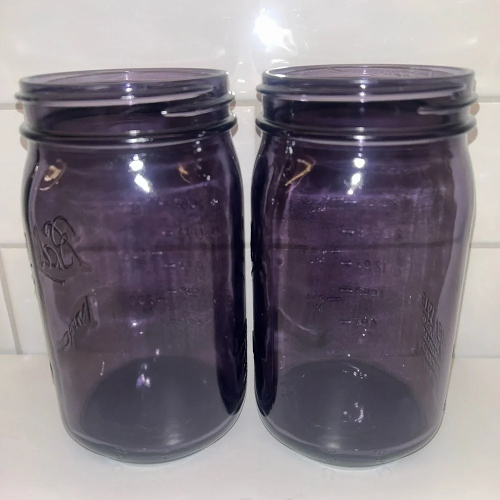 Purple Ball Mason Jars - Picture 6 of 7